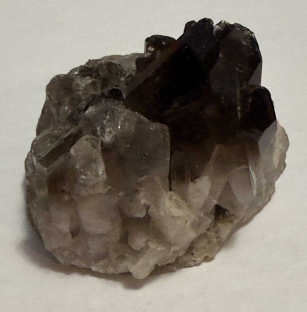 Natural Smokey Quartz Crystal Cluster Mineral Specimen 230g